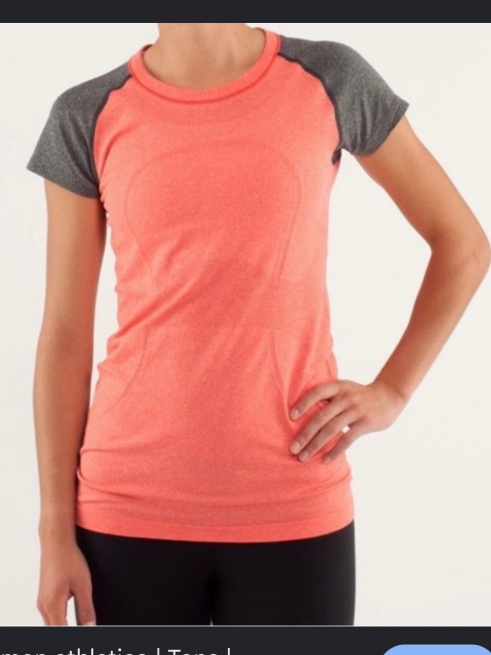 Lululemon Swiftey Orange Short Sleeve Performance Tee - Medium - FLAW